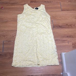 Yellow Lace Dress